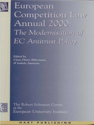 cover image of European Competition Law Annual 2000